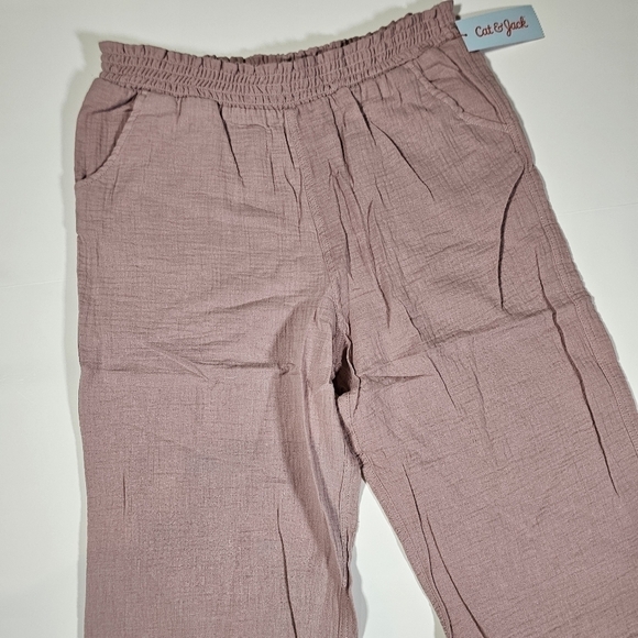 Cat & Jack Girl's Pull-On Elastic Waistband Pants Color Rose Ash Size XXL (18) - Picture 4 of 11